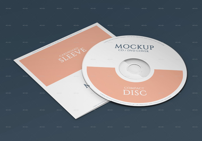 CD Cover Mockup Set