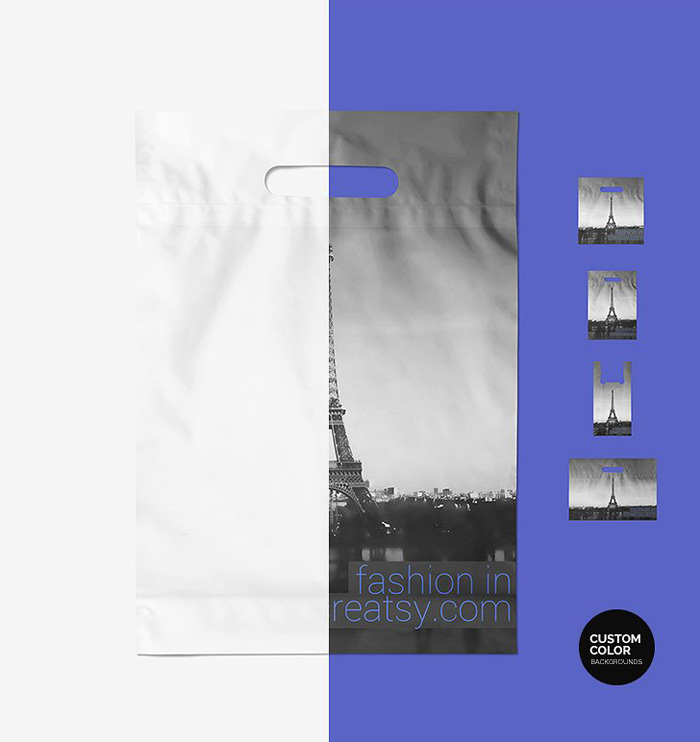 Plastic Bags 2 Mockup Set