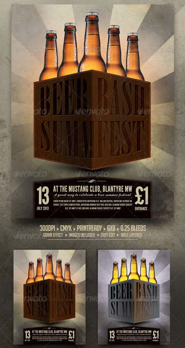 Beer Bash Flyer Template