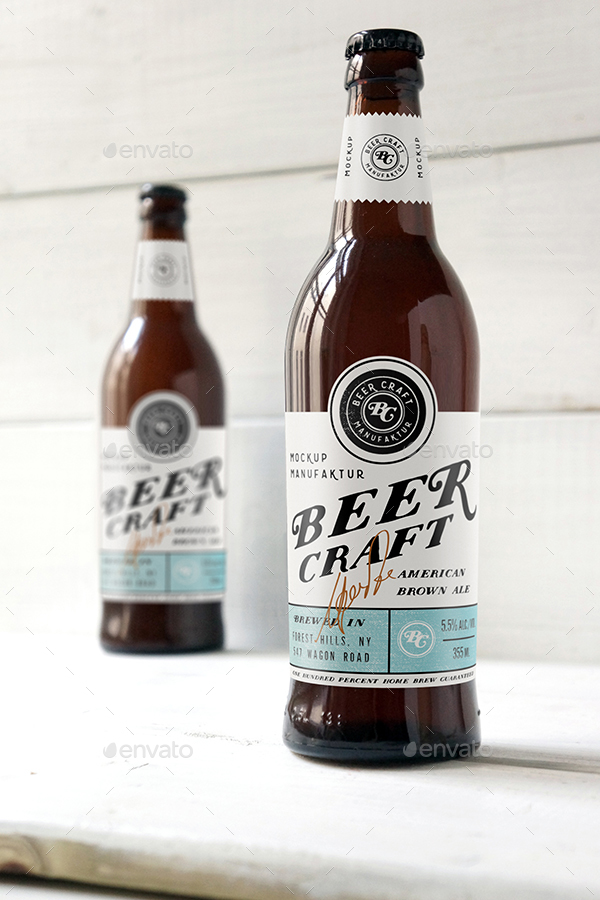 Craft Beer Bottle Template