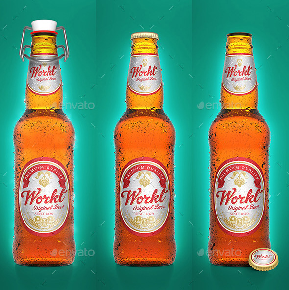 Beer Bottle Mockup