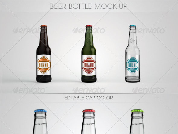 Beer Bottle Template