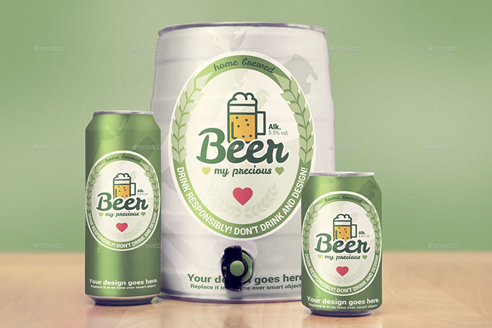 Beer Packaging & Branding Mockup