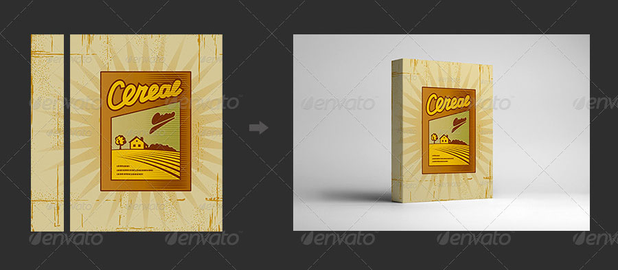 3D Box Packaging Template