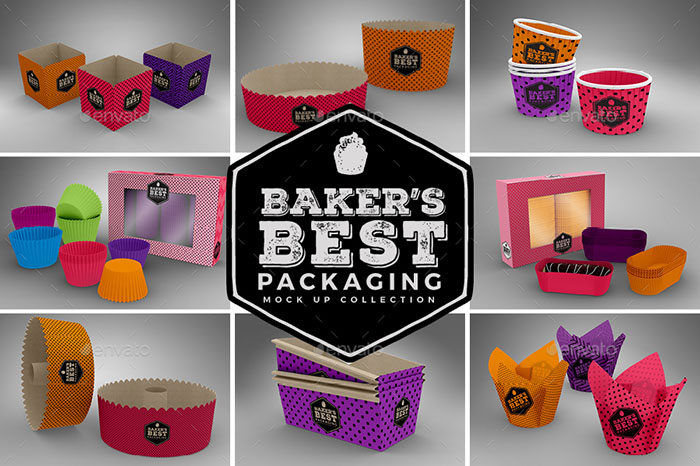 Baker’s Paper Package Mockup