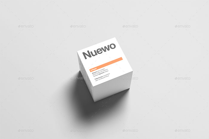 Box Mockup Packaging Template Square