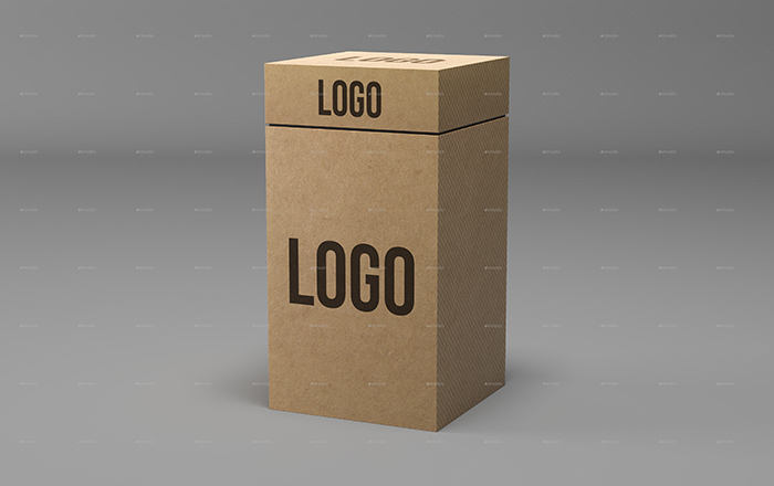 Kraft Box Mockup