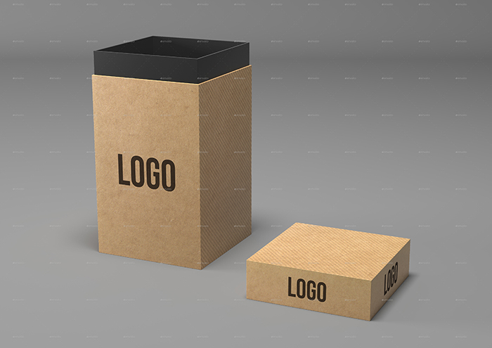 Kraft Box Mockup