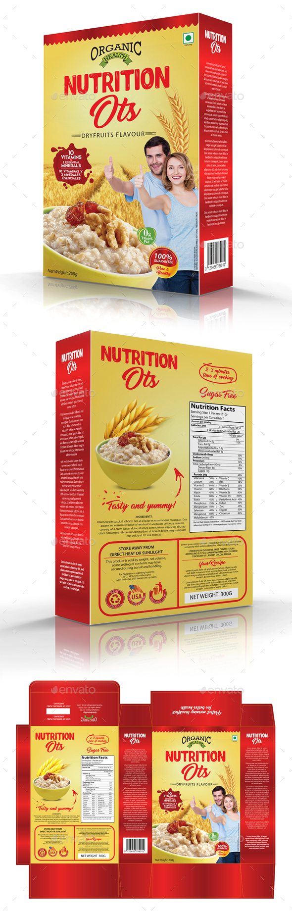 Oat/Cereal Packaging