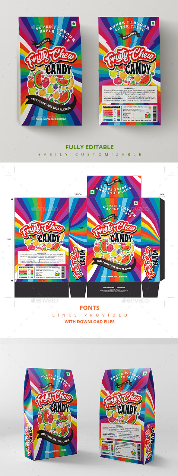 Mix Fruit Candy Packaging