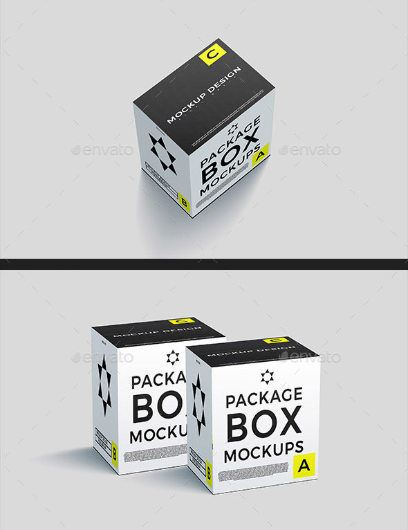 Package Box Mockups