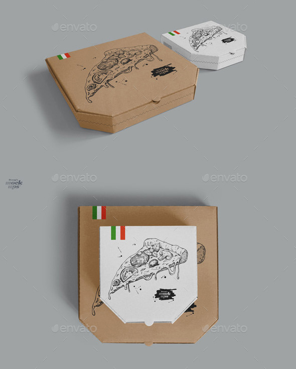 Pizza Box Mockup