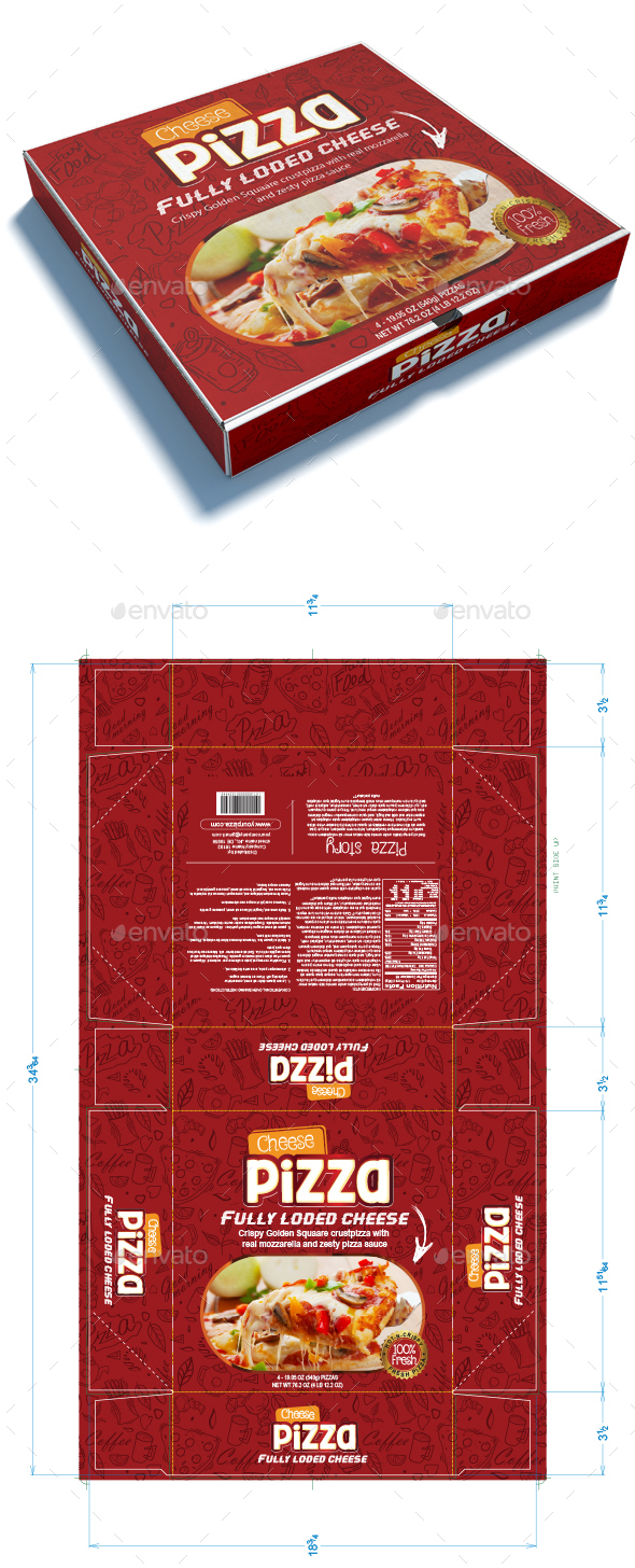 Pizza Box Template