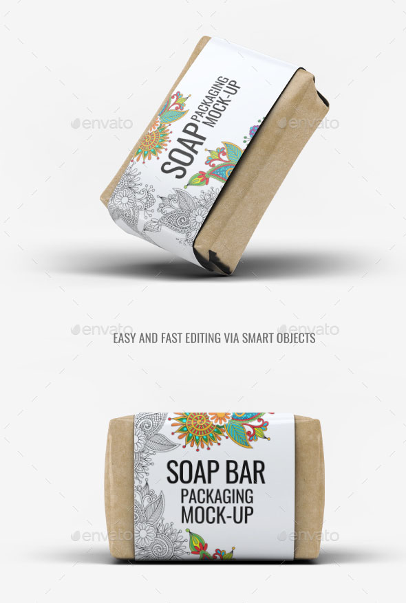 Soap Bar Paper Sleeve Template