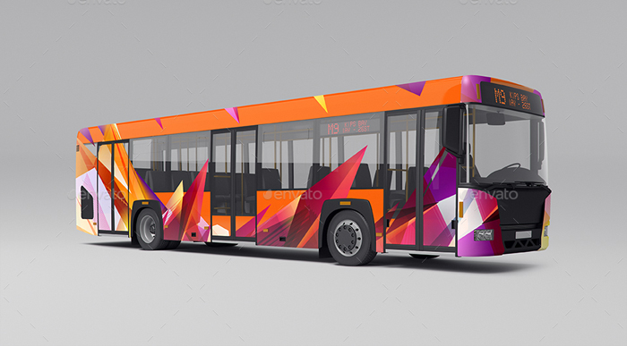 City Bus Advertising Mock-Ups Vol.1