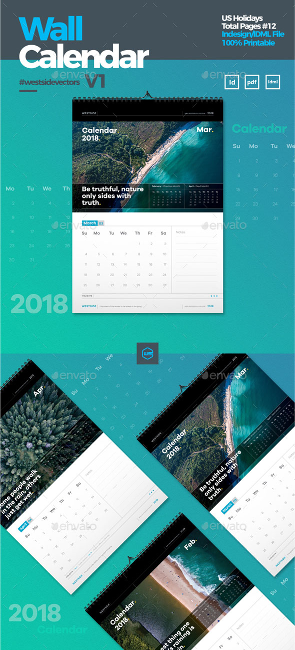 Wall Calendar – Premium