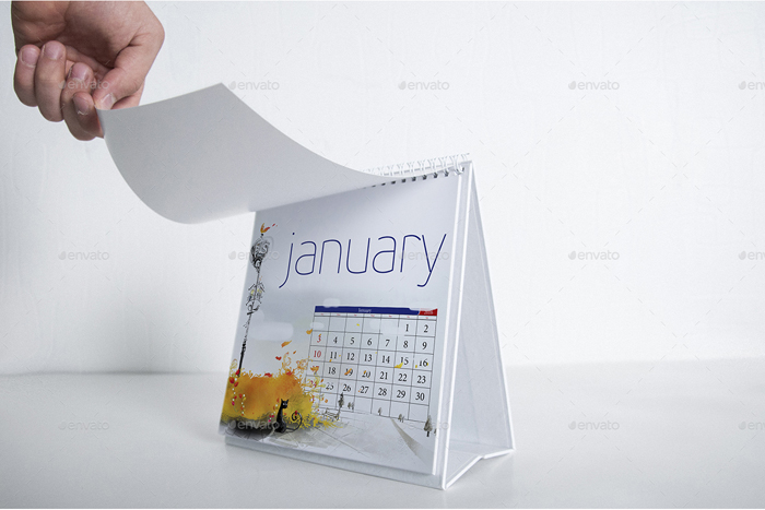 Calendar Mock-Up Square