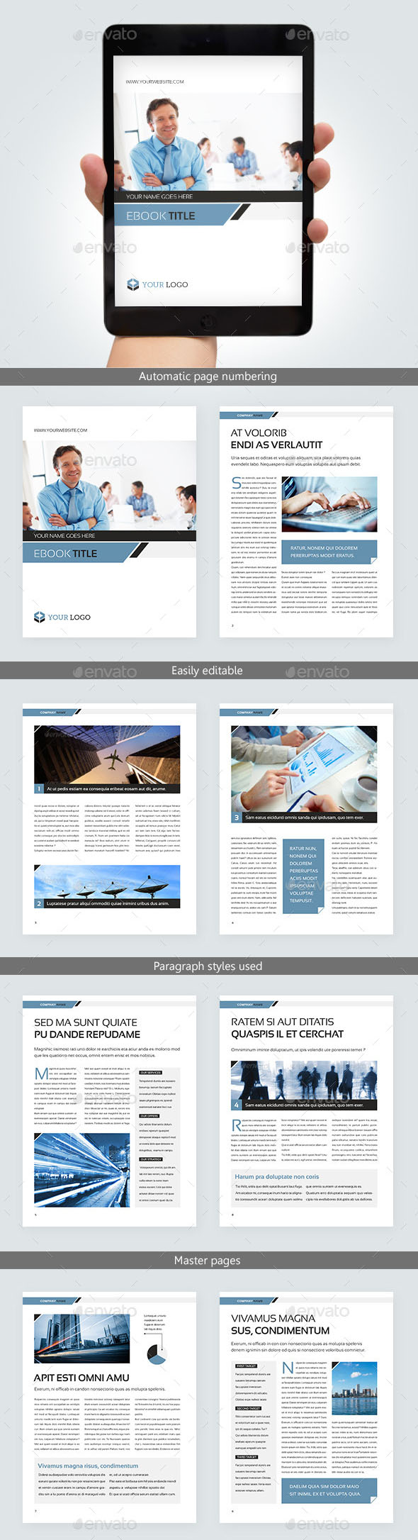 Corporate eBook Mpckup Design