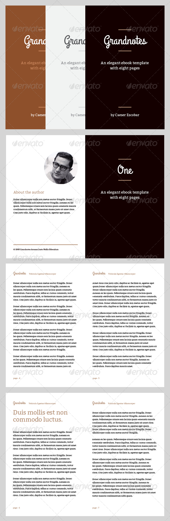 Grand Notes – eBook Template or Print Book