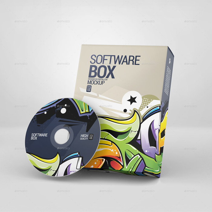 Software Box Mockup