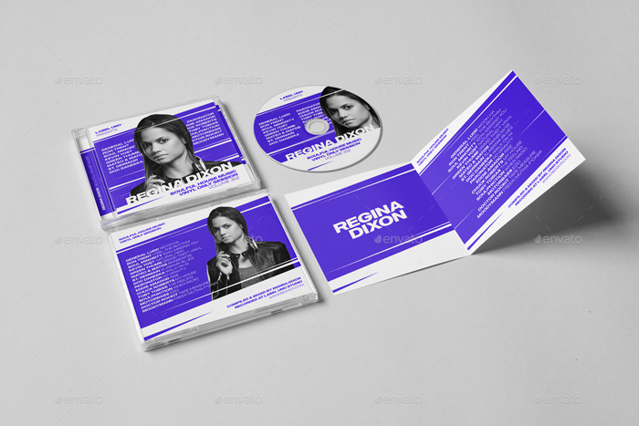 Modern DJ Mix / Album CD Cover Artwork Template
