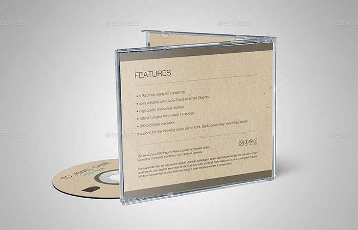Premium Jewel Case 9 CD Mock-ups