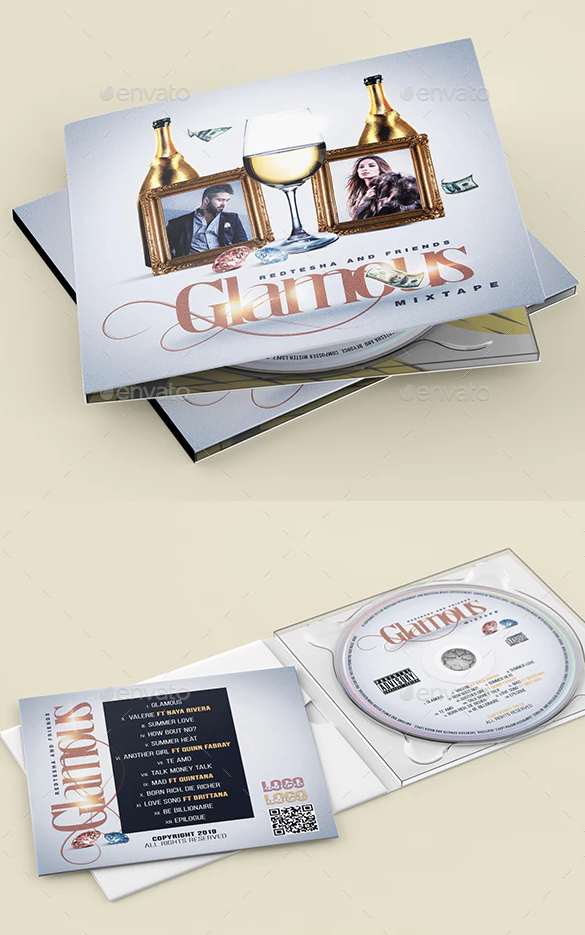 Glam Album Artwork Cover DVD