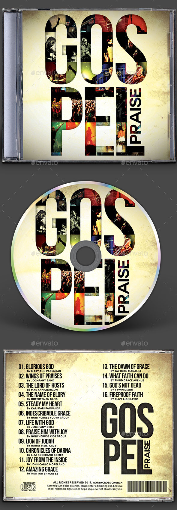 Gospel Praise CD Album Artwork