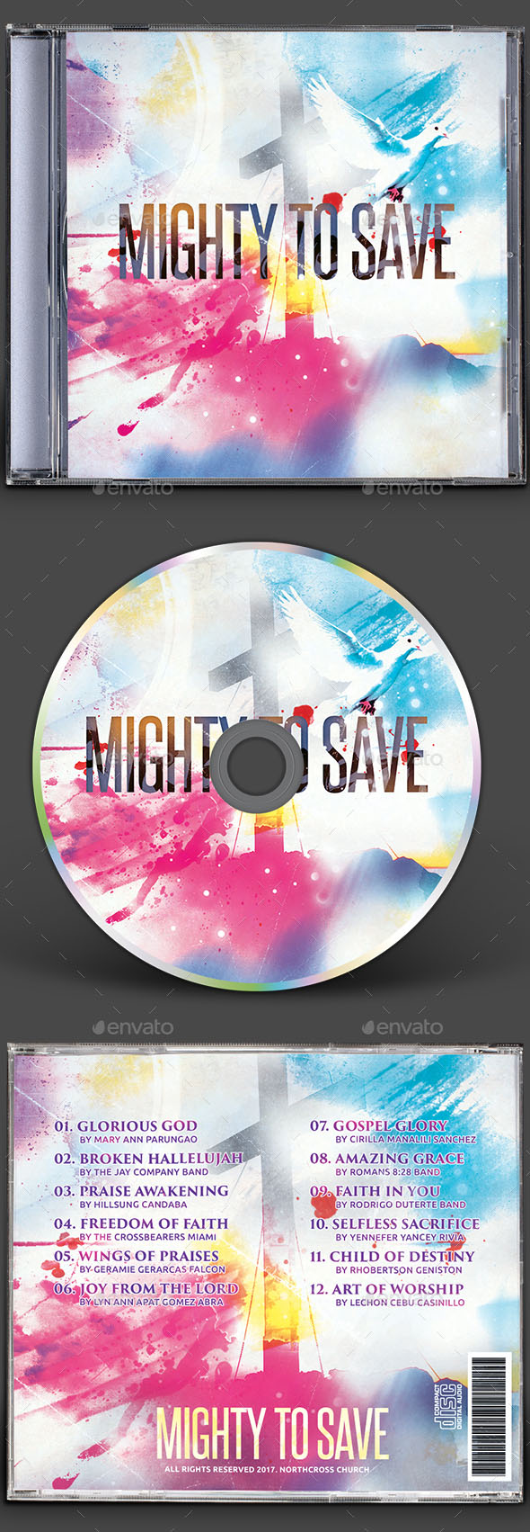 Premium Mighty To Save CD Album Artwork