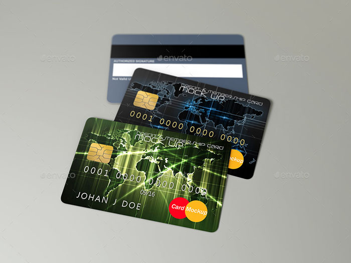 Editable Credit Card Mockup