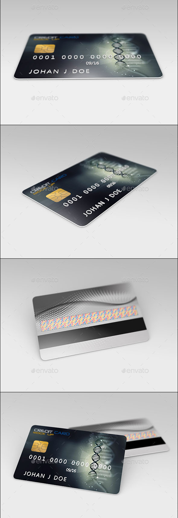 Premium Realistic Credit Card Mock-up