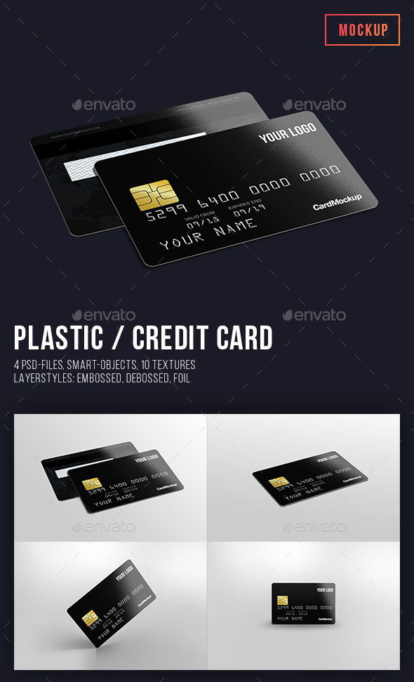 Plastic/Credit Card Mockup