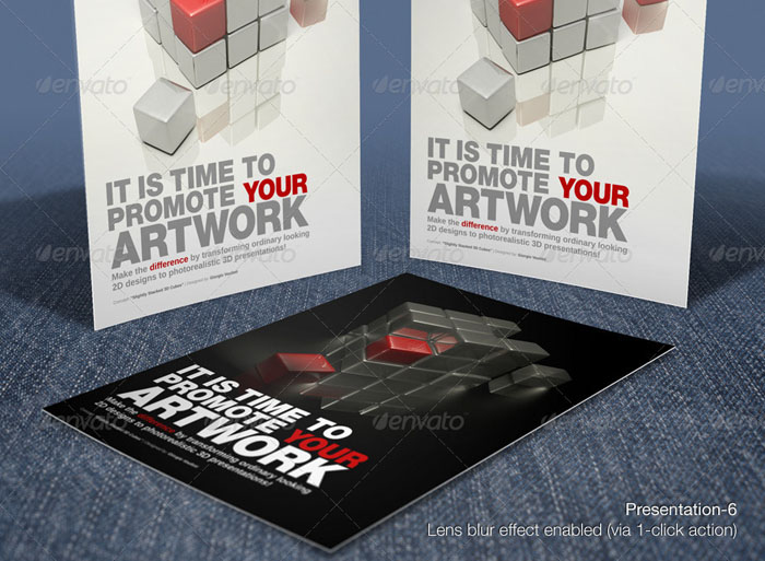 Photorealistic Poster/Flyer Mock Up