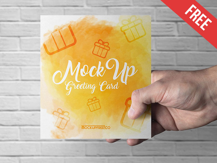 Greeting Card—3 Free PSD Template
