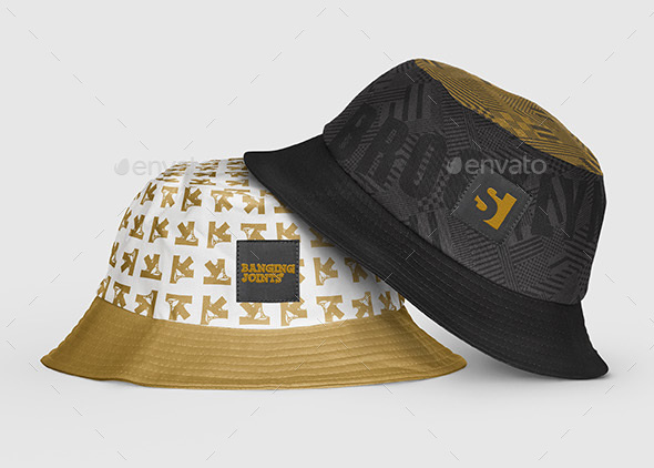 Attractive Bucket Hat Mockup