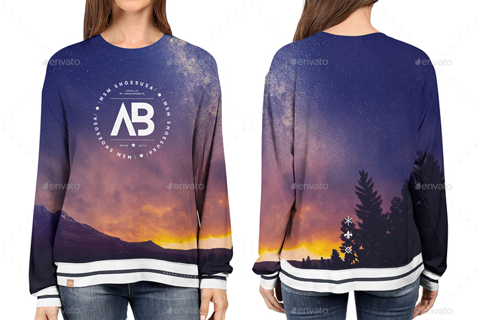 Oversize Sweatshirt Mockup