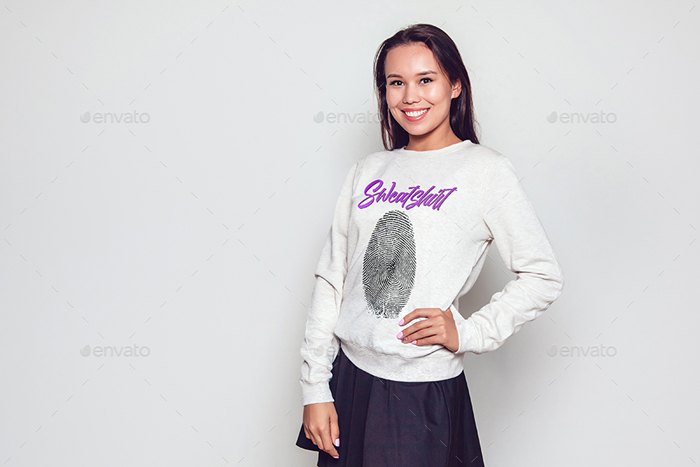 Organized Layers Sweatshirt Mockup