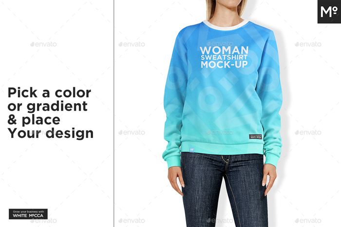 Beautiful Women Sweatshirt Template
