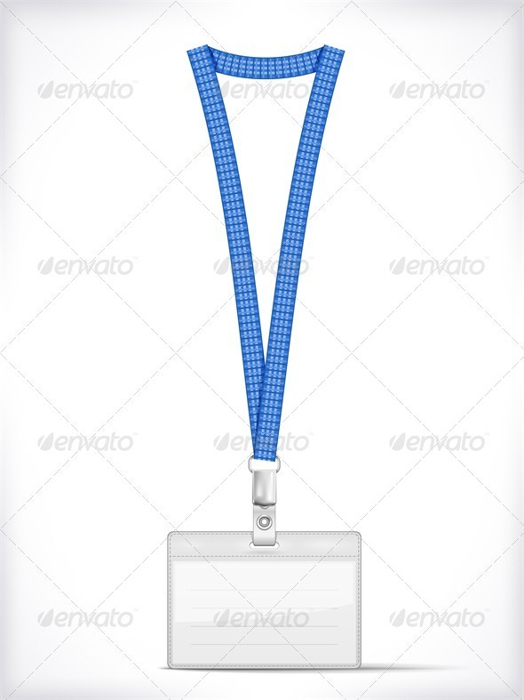 Lanyard Card For a Badge