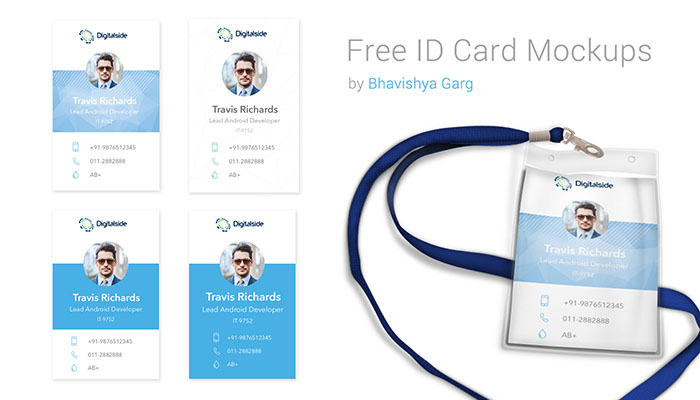 Free Minimalist ID Card Design