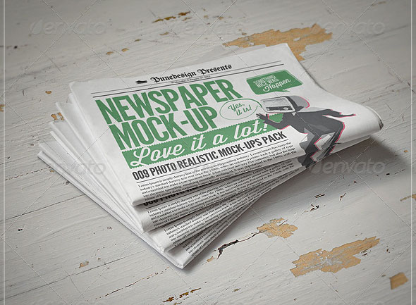 Newspaper Mockup Bundle