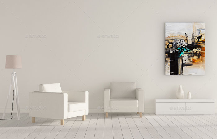 Artistic Interior Mockup for Wall Art