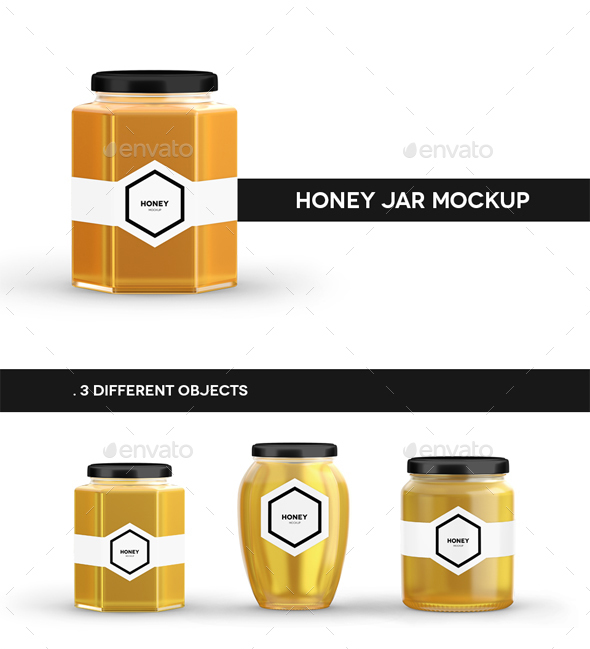 Honey Jar Mockup