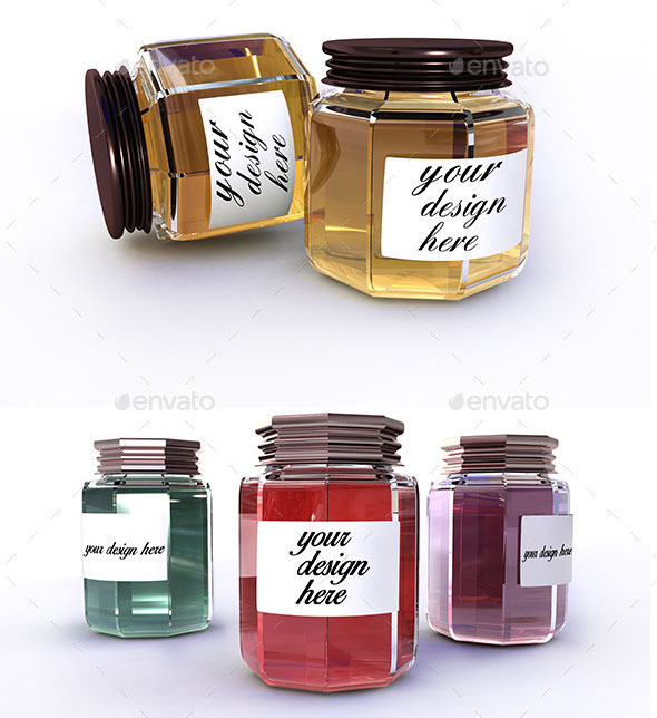 Jars Mockup / Honey Mockup