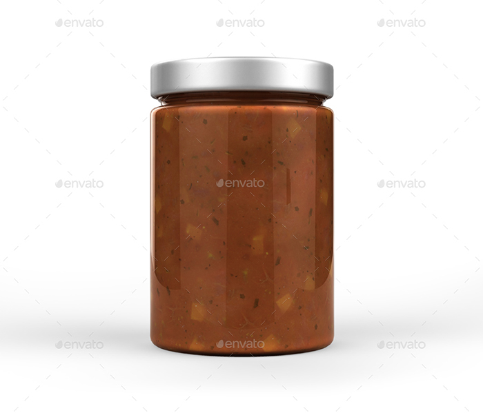 Sauce Jar Mockup