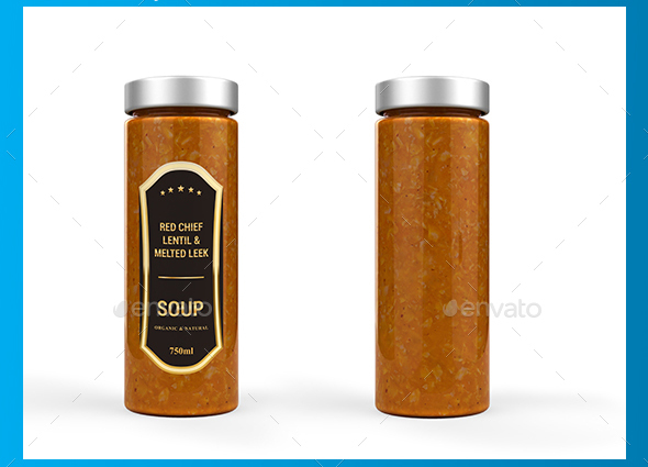 Soup Jar Mockup – Premium