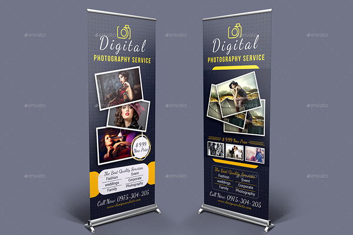 Photography Rollup Banner Template