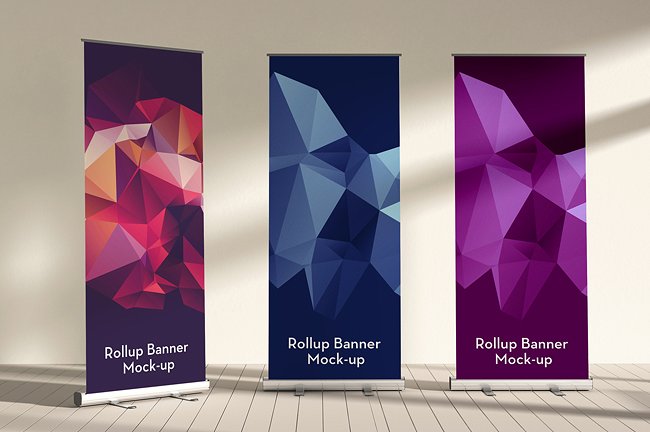 Creative Rollup Banner Mockups Vol.05