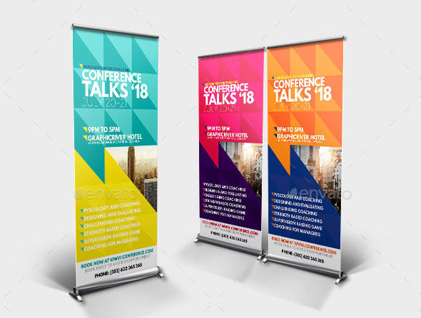 Business Conference Roll-up Banner