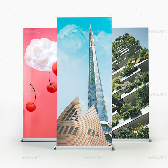 Described Layers Roll Up Mockup